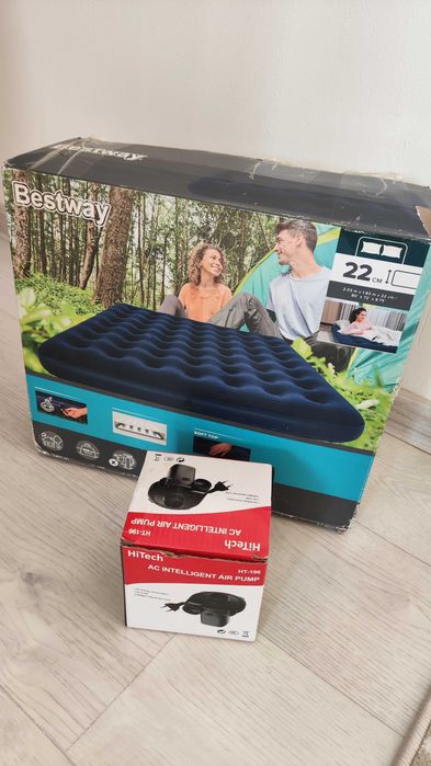 Надувной матрас с насосом