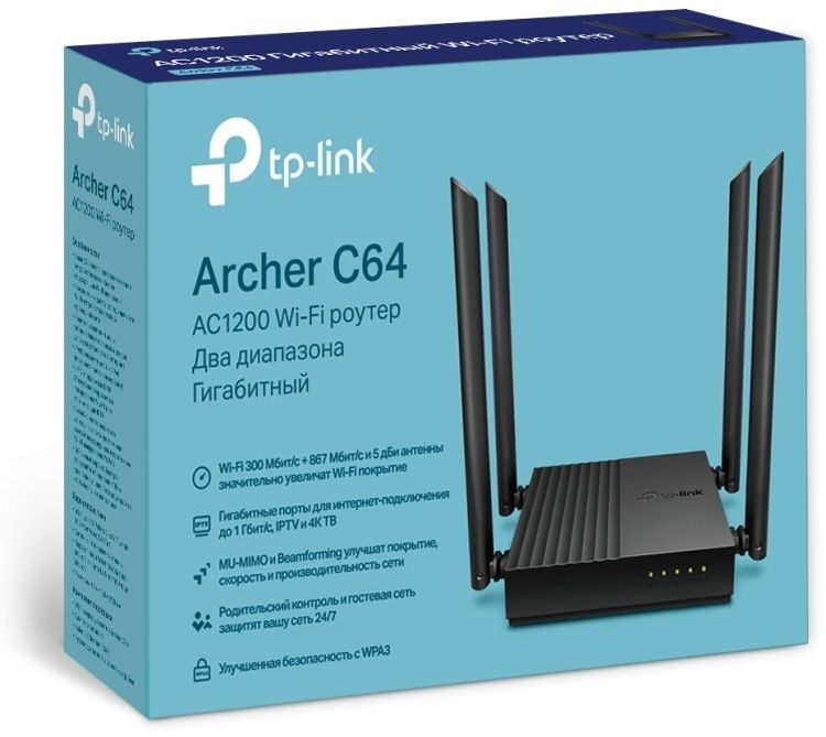 Роутер tp - link Archet C64 AC1200