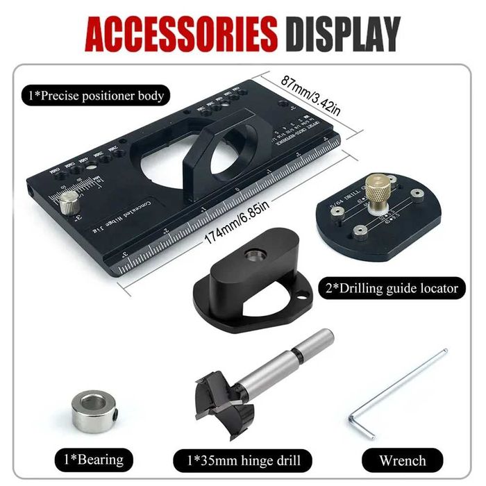 Dispozitiv pentru gauri de balama 35mm