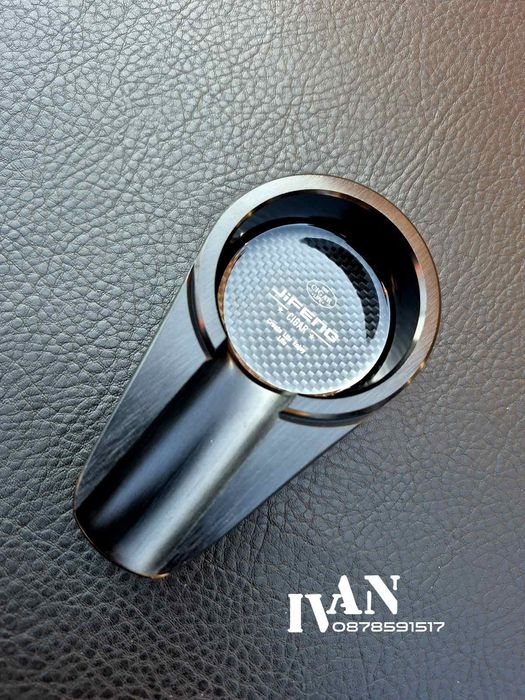 Луксозен метален пепелник за пури Jifeng в три цвята