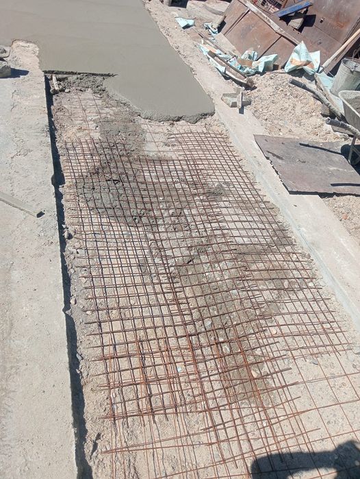 Стяжка,фундамент,кафель