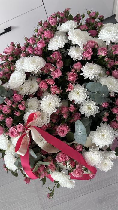 цветы в корзинке