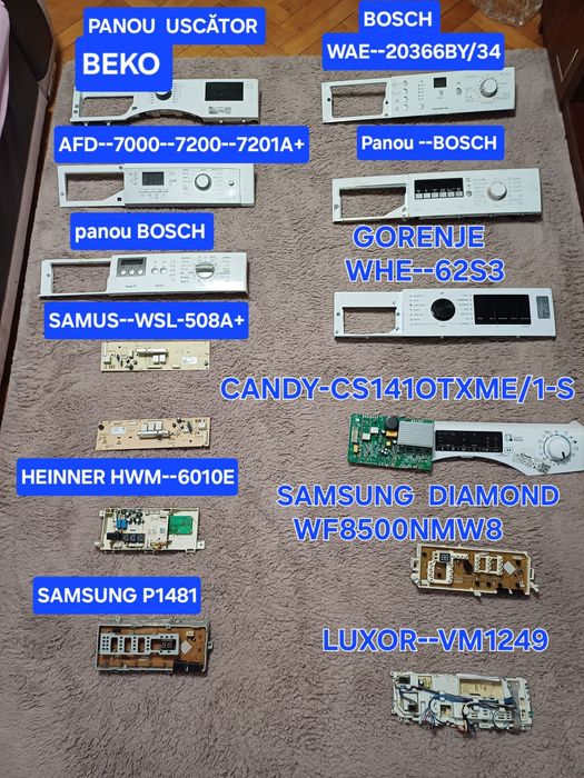 Piese masini de spalat, uși de hublou