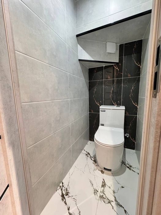 Нукусская ЖК-Black Towers 2/17/17 Двухъярусная квартира-44м2 евро-Ремо