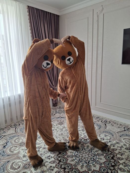 Прокат два костюма 5000 тг. Мишки.