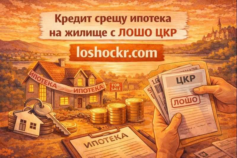 Кредит срещу ипотека на жилище с лошо ЦКР