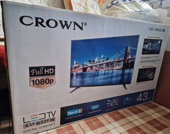 Телевизор CROWN 43 ''