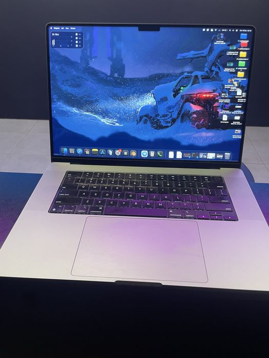 Macbook pro m1 pro 32/512 full kompket 100% 9 sikl