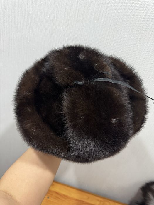 Норка шапка мужская