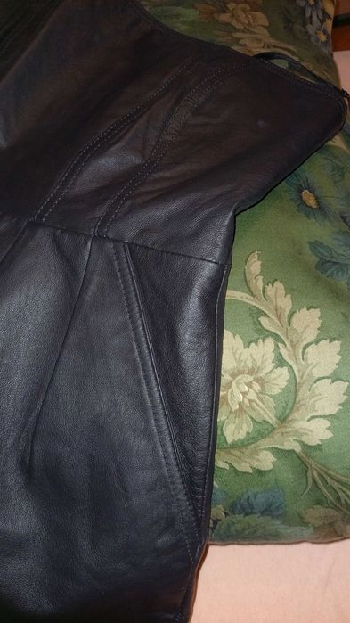 Рокля от естествена кожа 40 номер