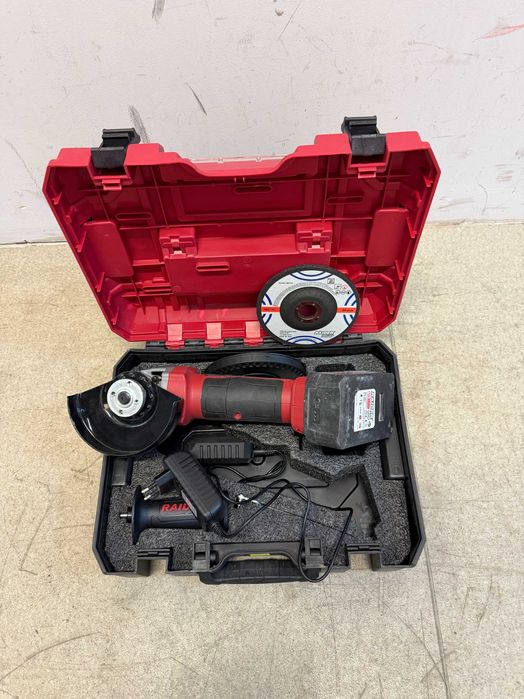 030226	R20 Ъглошлайф Ø125mm 4Ah RDP-SPAG20 Set