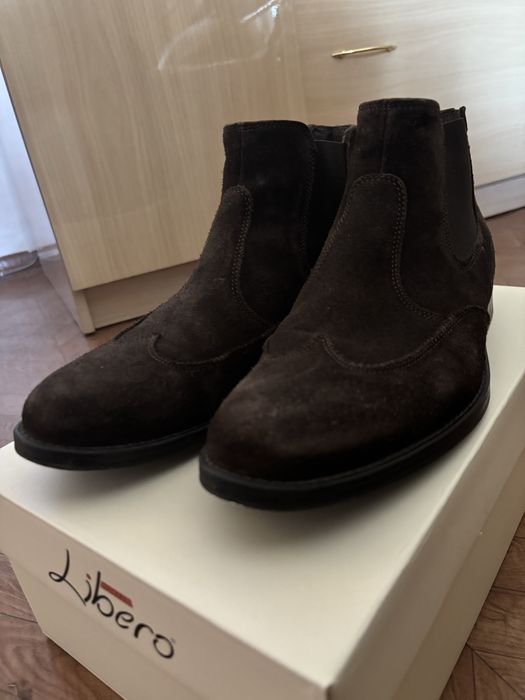 Мужские замшевые Челси