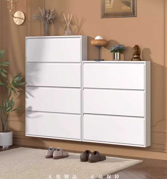 Настенная обувница/тонкий металлический дизайн/сглаженные края