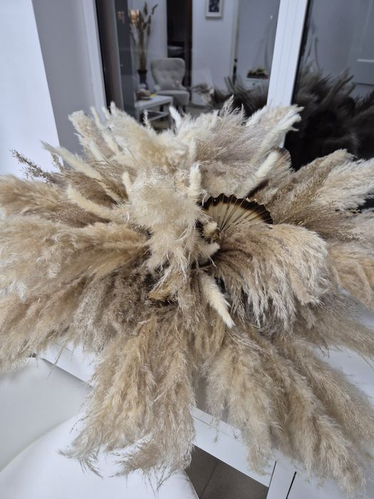 Бохо декорация със сухи цветя