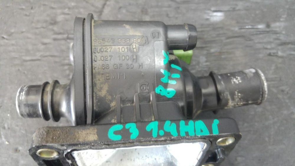 carcasa corp  termostat 1.4 hdi  peugeot 206 307 1007 citroen c2 c3 xsara   9654393880