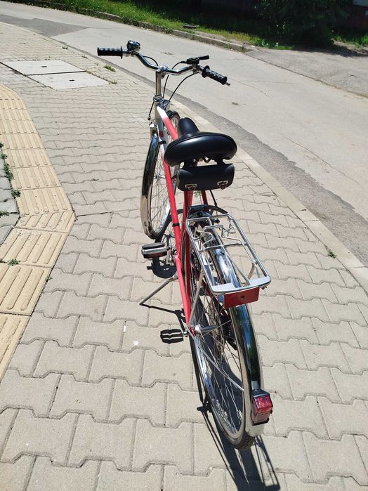 *Немски Градски Ретро винтидж  Traveller 28''цола  6 скороси ретро Осветление  Внос Германия**