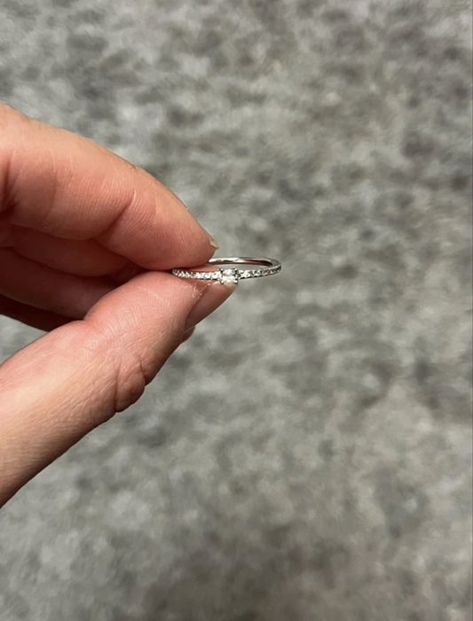 Сребърен дамски пръстен