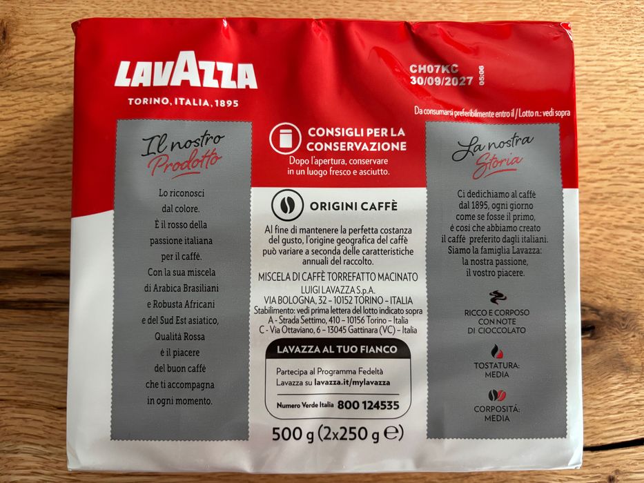 Cafea Lavazza Qualita Rossa 500g