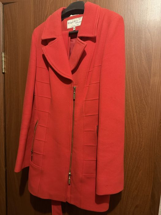 Женское мягкое драповое пальто