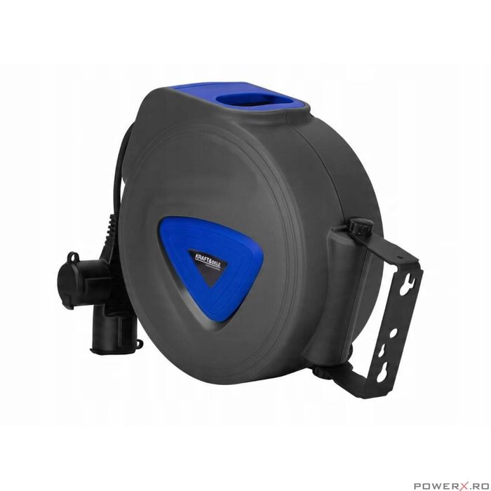 Cablu electric prelungitor cu tambur retractabil automat, 15 m,3 x 1.5