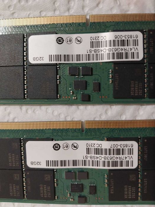 64GB DDR5 4800MT/s CL40 - VL47R (Samsung) - SODIMM