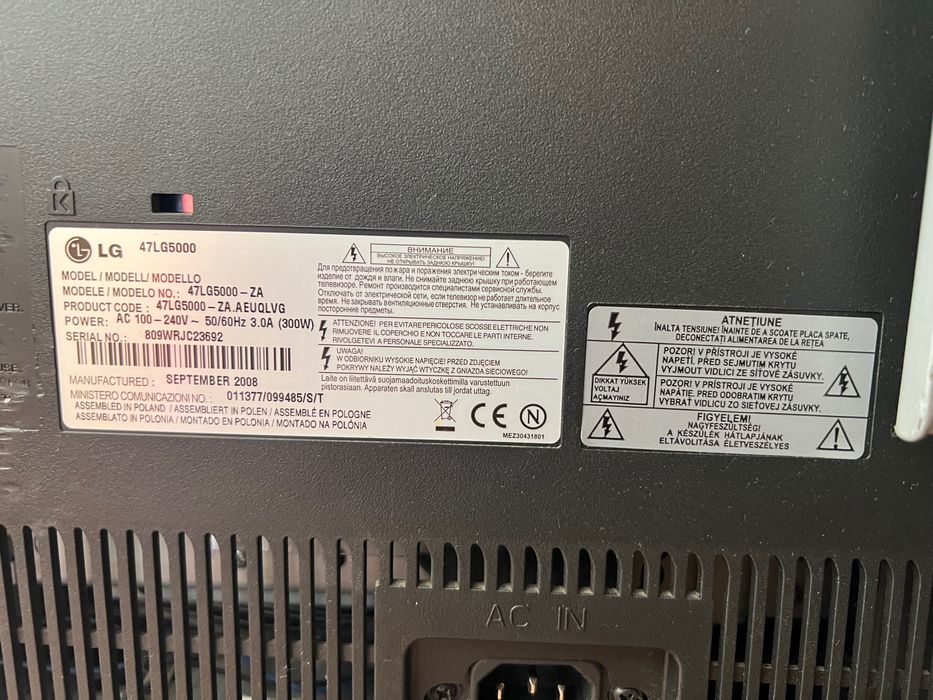 Телевизор LG 47”