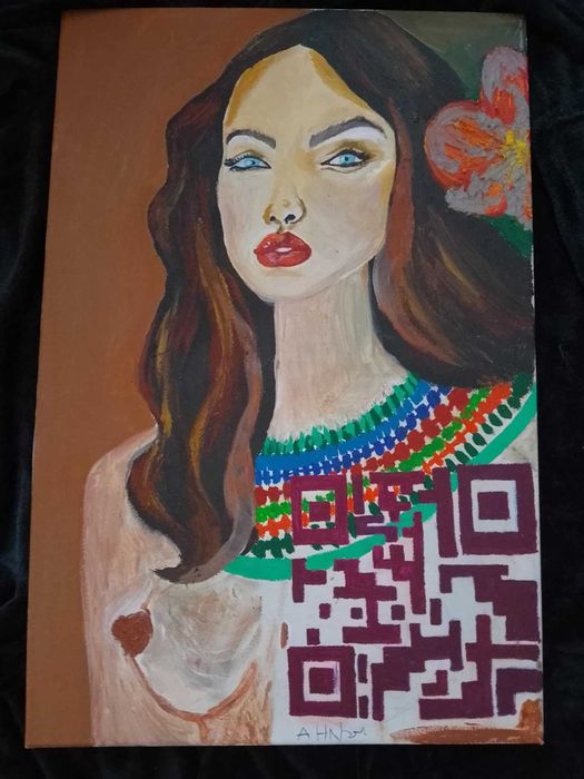 Картина маслени бои ''Екзотика''