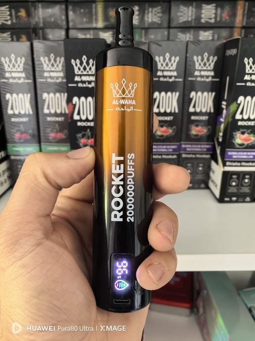 Vape 200.000 Puffs Reincarcabil Abur Mult /Shisha
