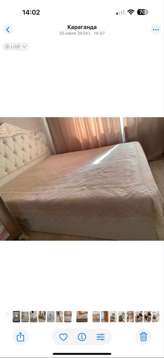 Продается кровать двхуспальный