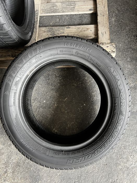 2 anvelope vara 185/55/14 , Dunlop , 6.4 mm