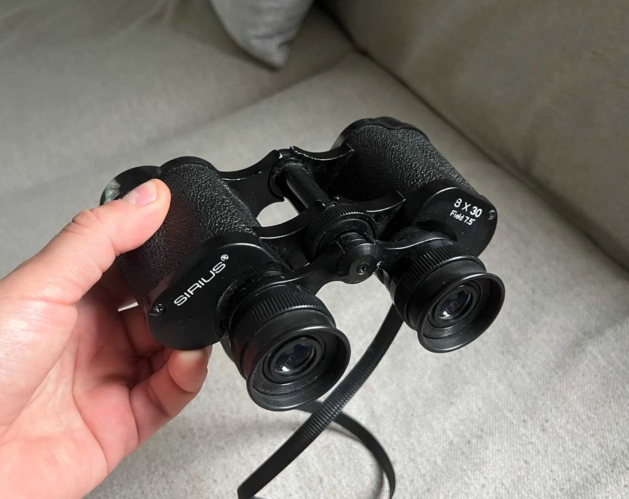 Binoclu Sirius acoperire completa optic 8x30 7,5 grade japonez anii 70