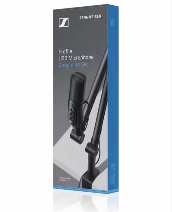 Sennheiser. sennheiser profile streaming set – ПРОФЕСИОНАЛЕН USB-C МИКРОФОН ЗА ПОДКАСТ, стрийминг и запис
