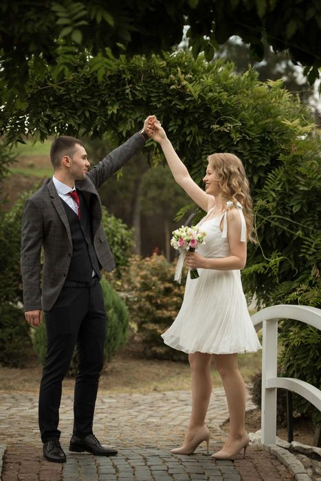 Rochie Cununie Civila de Mătase