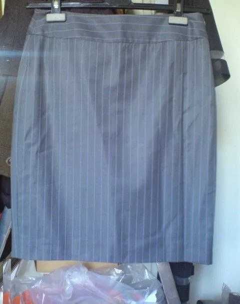 fusta Luisa Spagnoli, stofa fina lana, virgin wool, S, suprapusa