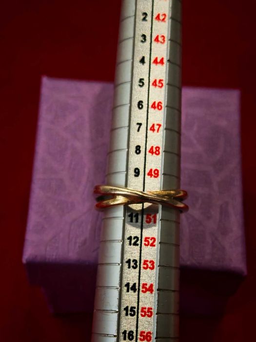 ***БИЖУ*** Уникален златен пръстен с брилянт