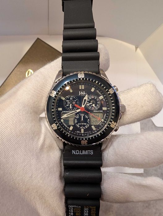 Промо! Citizen x JAL Promaster C650 diver eco-drive соларен часовник