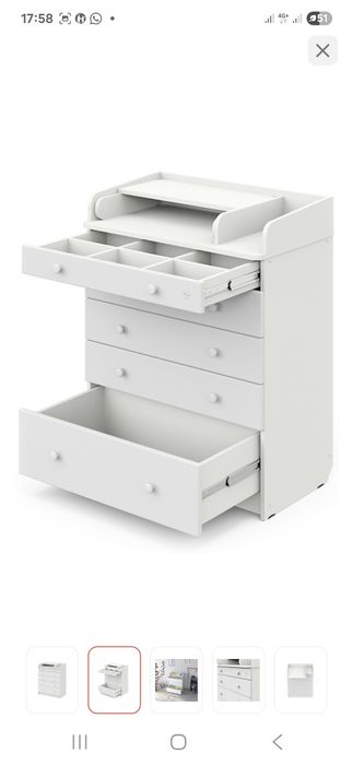 Комод  детский  с пеленальным  столиком