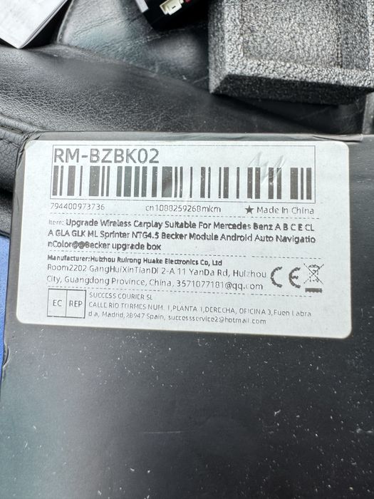 Modul CarPlay Mercedes NTG4.5 A B C E CLA GLA