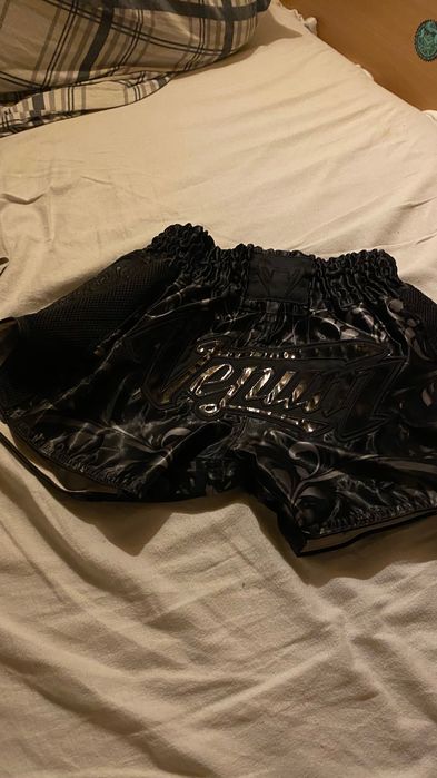 Venum muay thai black shorts