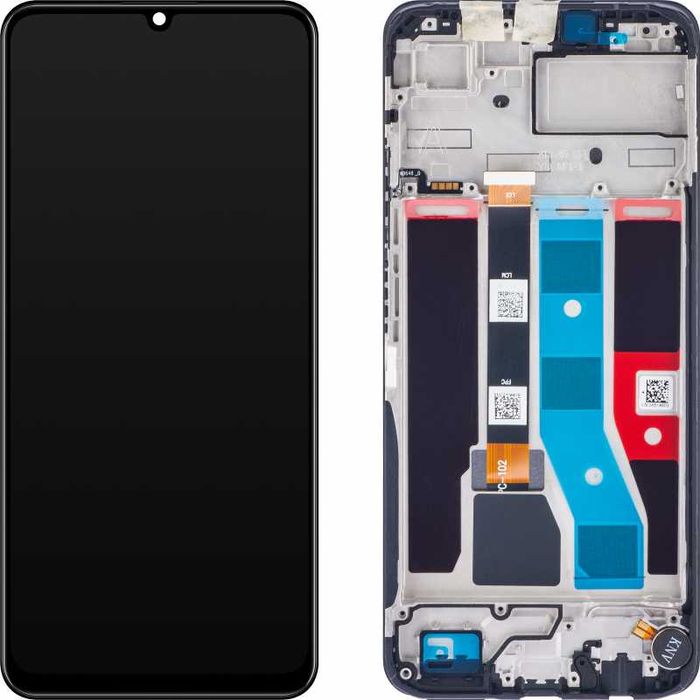 Display Realme C51 cu rama Service Pack original negru garantie