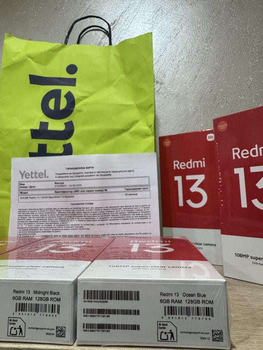 Xiaomi Redmi 13 | 128GB | Запечатан | 36 месеца гаранция Yettel