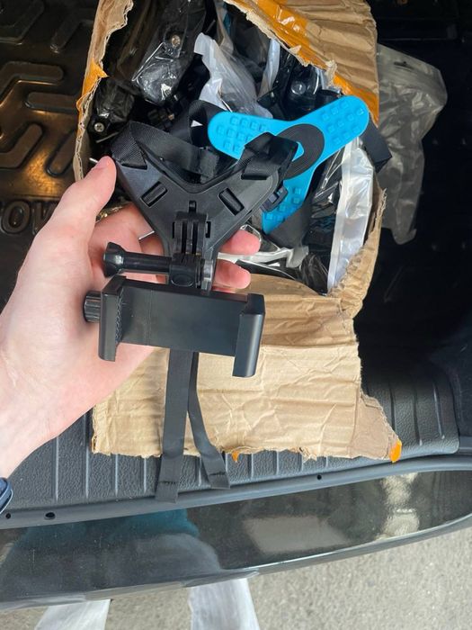 Крепление для телефона на шлем Telefon uchun ushlagich