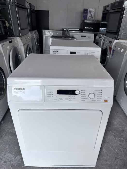 Сушилня +гаранция 1 година. MIELE въздуховодна 7кг. Безплатна доставка за София