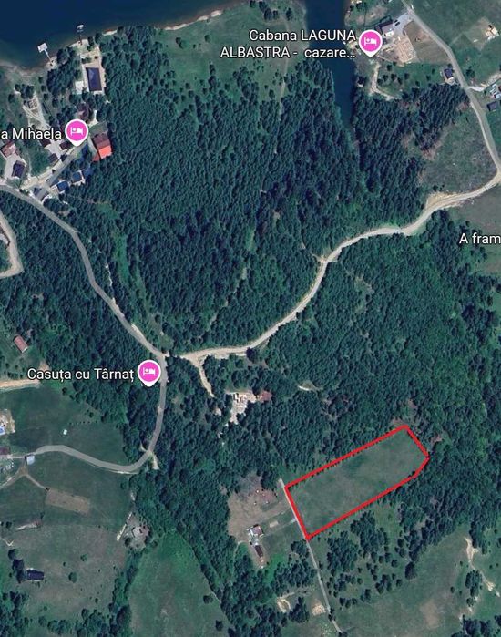 Vand teren intravilan Colibita - apropiere lac