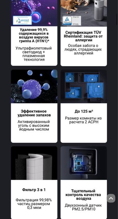 Очиститель воздуха Xiaomi Elite