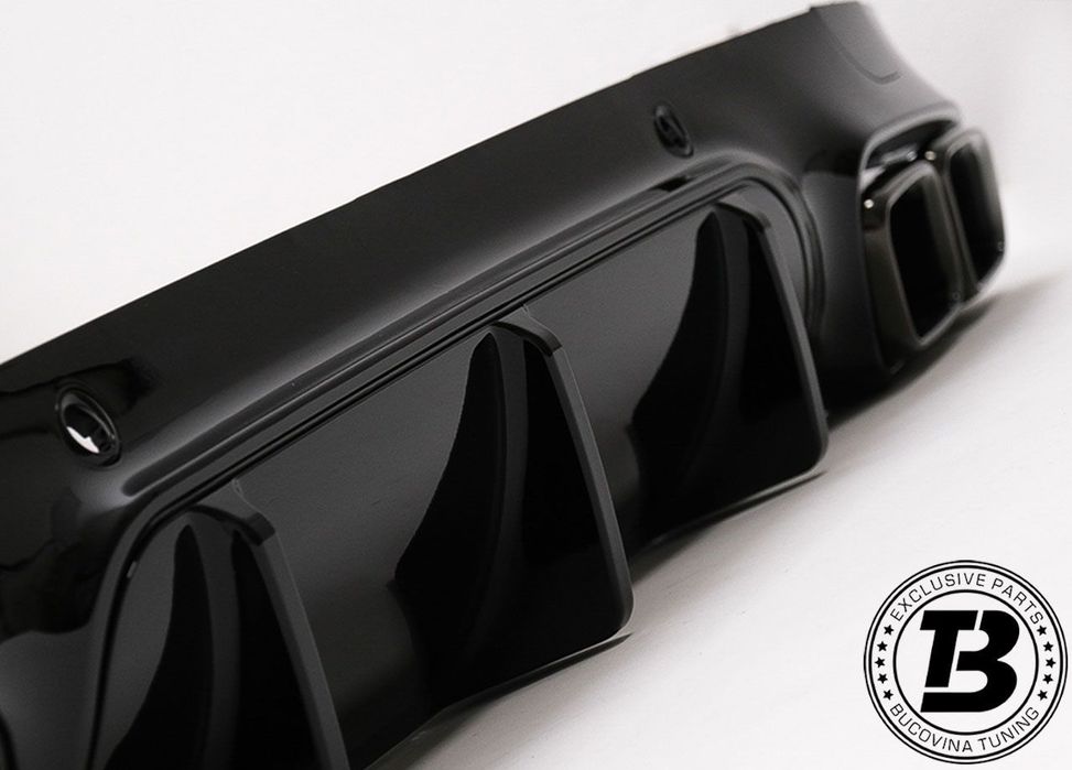 Difuzor Bara Spate cu Ornamente compatibil cu Mercedes CLS C257 63S Design