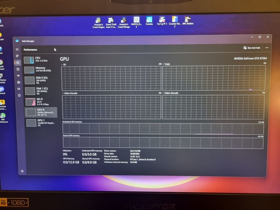 Laptop Gaming Acer Predator 17
