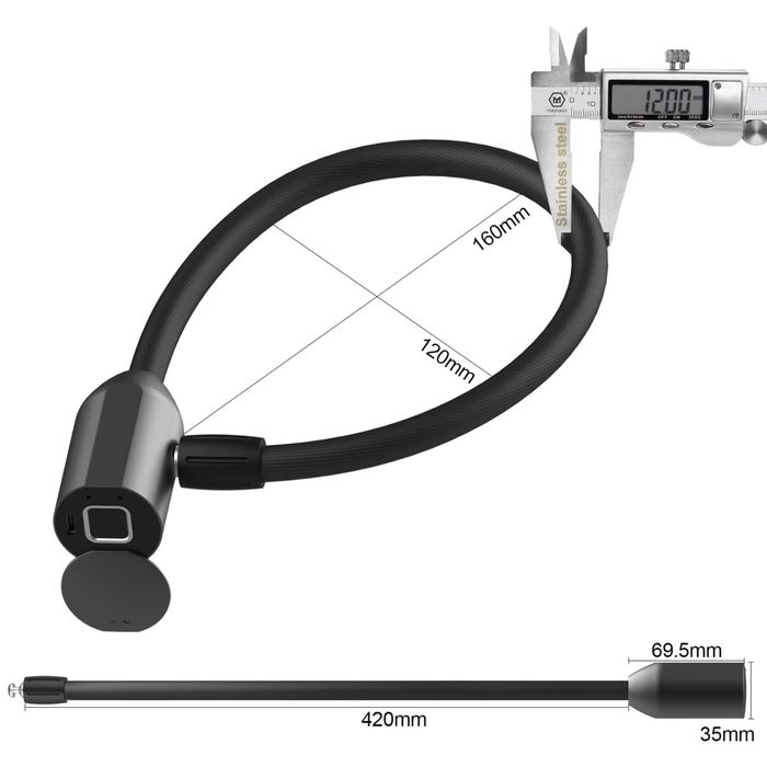 Заключване с пръстов отпечатък, Smart ключалка за колело