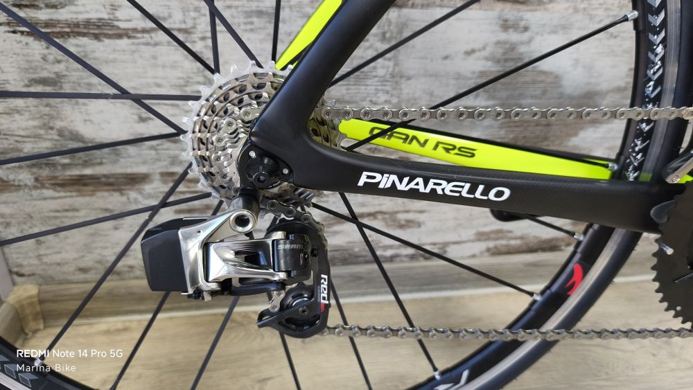 Карбонов шосеен велосипед Pinarello Gan RS SRAM Red eTAP Fulcrum Zero | 51.5