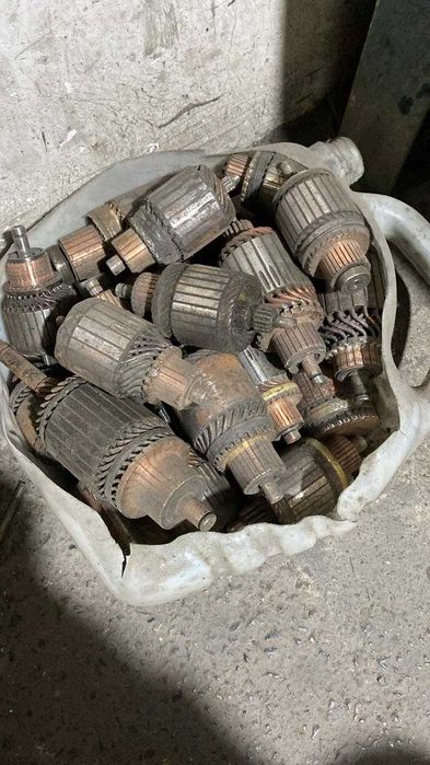 Якорь стартера и ротор стартера.